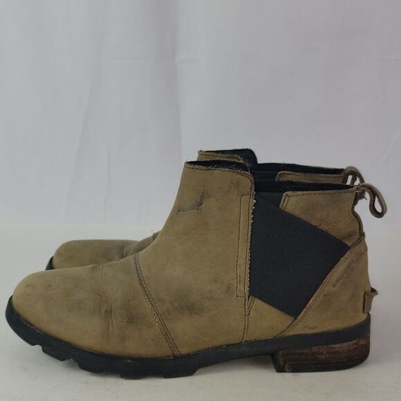 Sorel Emelie Chelsea Major Tan Women's Ankle Boots - Picture 6 of 16